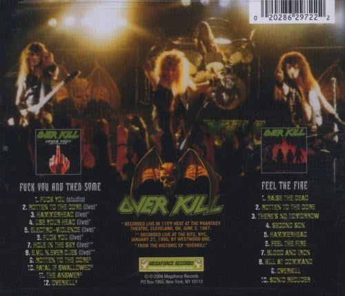 Overkill - Fuck You And Then Some/Feel The Fire (2CD) - CD - New