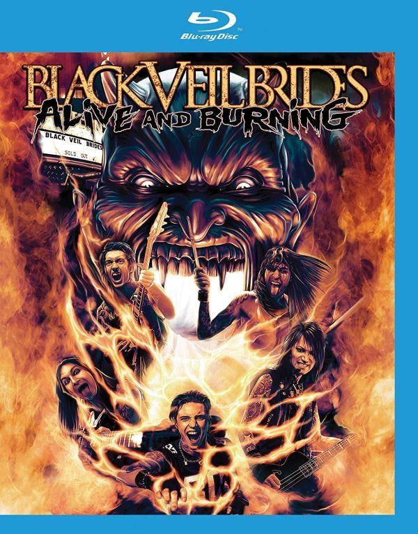 Black Veil Brides - Alive And Burning (Deluxe Ed. digipak) (RA/B/C) - Blu-Ray - Music