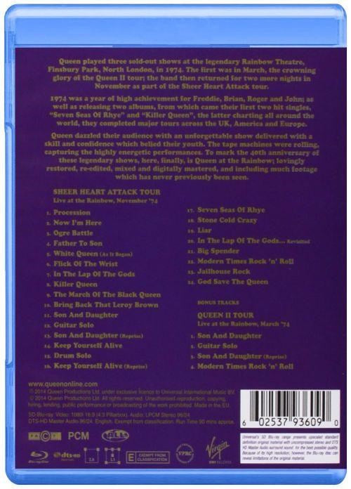 Queen - Live At The Rainbow 74 (R0) - Blu-Ray - Music