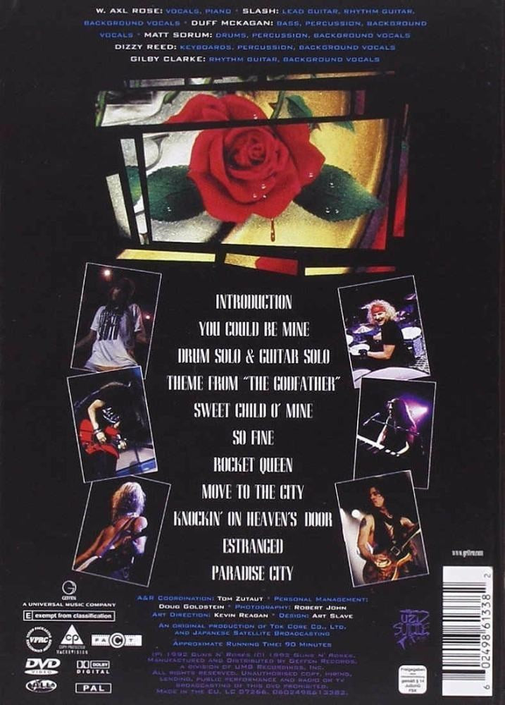 Guns N Roses - Use Your Illusion II World Tour - 1992 In Tokyo (R0) (Euro.) - DVD - Music
