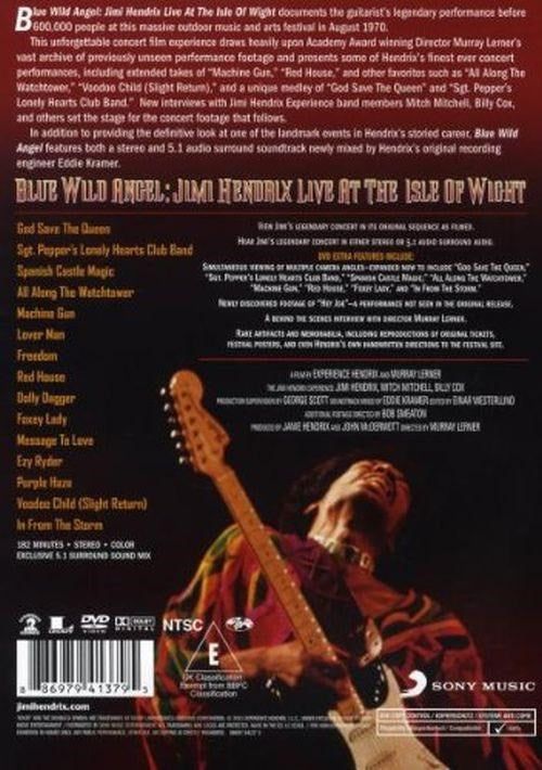 Hendrix, Jimi - Blue Wild Angel - Jimi Hendrix Live At The Isle Of Wight (R0) - DVD - Music