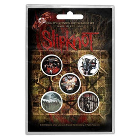 Slipknot - 5 x 2.5cm Button Set - Albums