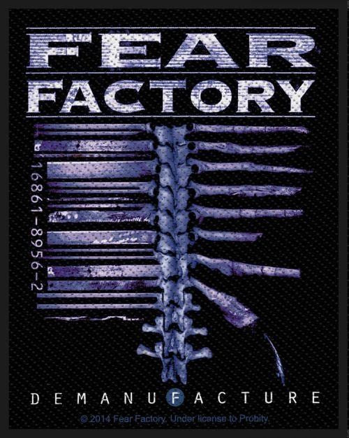 Fear Factory - Demanufacture (80mm x 100mm) Sew-On Patch
