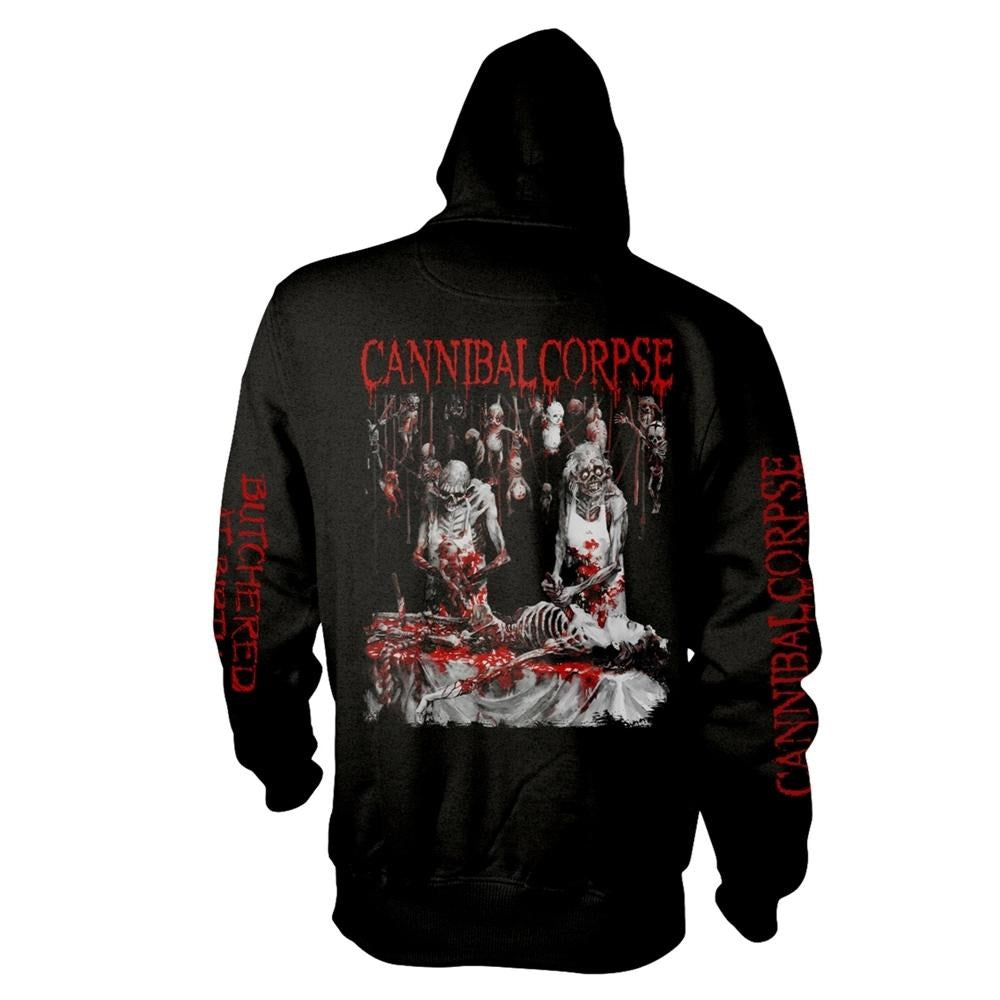 Cannibal Corpse - Zip Black Hoodie (Butchered At Birth)