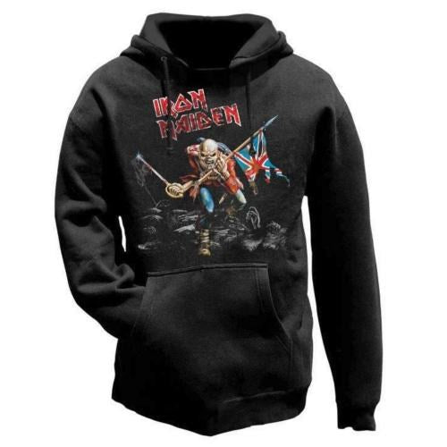 Iron Maiden - Pullover Black Hoodie (The Trooper)