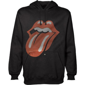 Rolling Stones - Pullover Black Hoodie (Classic Tongue)