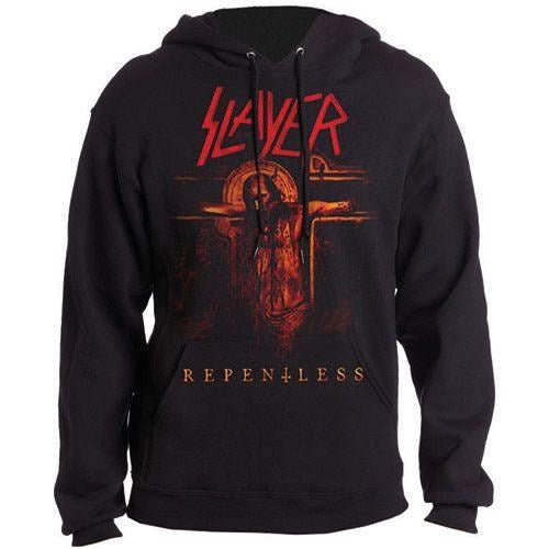 Slayer - Pullover Black Hoodie (Repentless Crucifix)