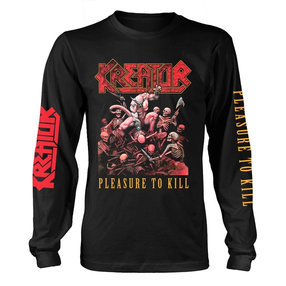 Kreator - Pleasure To Kill Black Long Sleeve Shirt