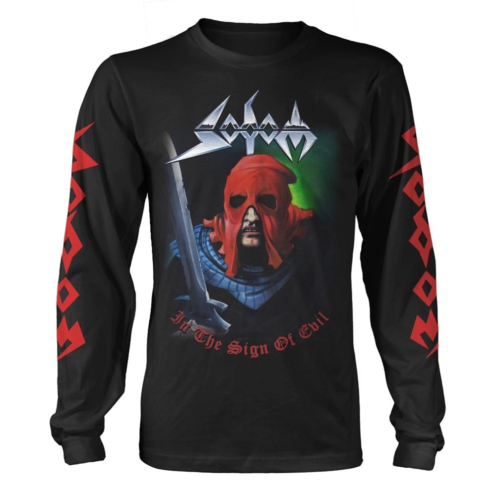 Sodom - In The Sign Of Evil Black Long Sleeve Shirt