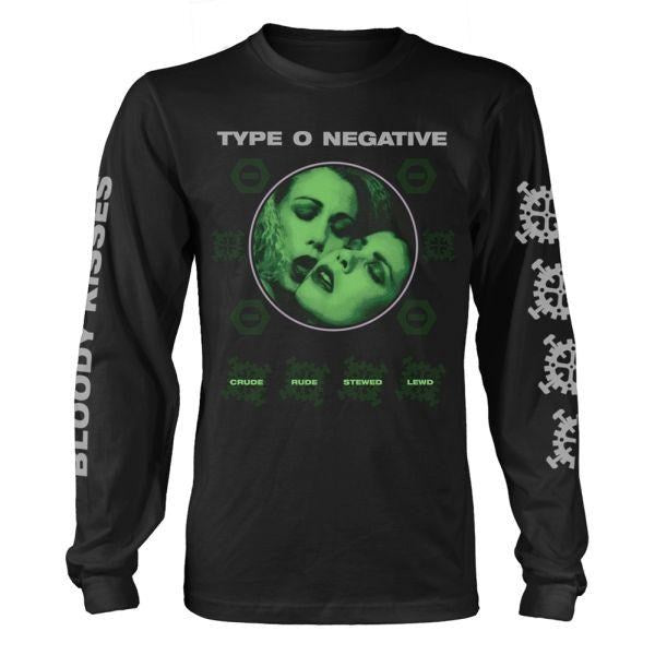 Type O Negative - Crude Gears Black Long Sleeve Shirt
