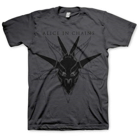 Alice In Chains - Black Skull Charcoal Shirt