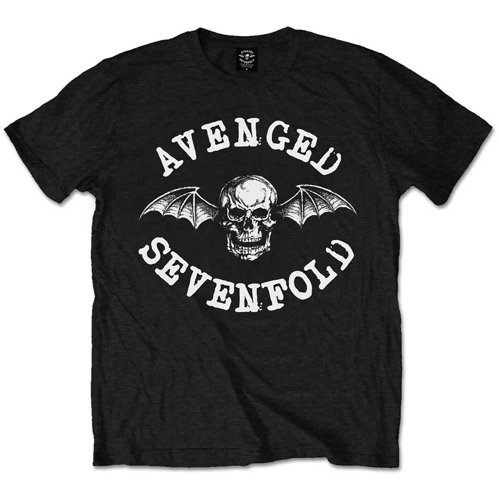 Avenged Sevenfold - Classic Deathbat Logo Black Shirt