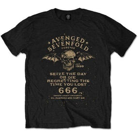 Avenged Sevenfold - Seize The Day Black Shirt