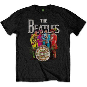 Beatles - Sgt Peppers Black Shirt
