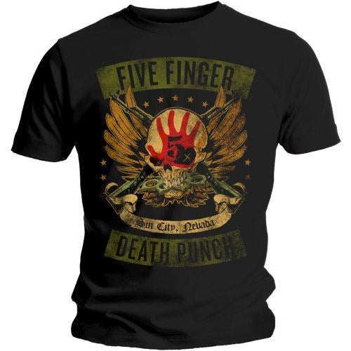 Five Finger Death Punch - Locked And Loaded Black Shirt