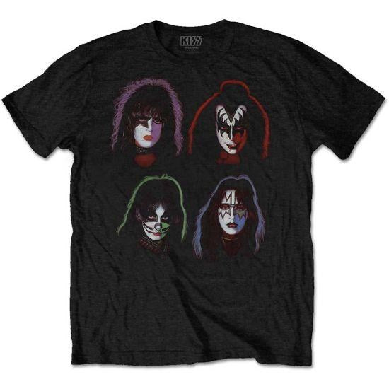 Kiss - Four Solo Album Covers Black Shirt