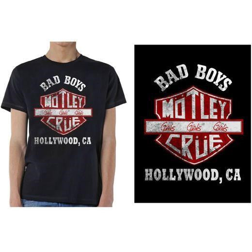 Motley Crue - Bad Boys Black Shirt