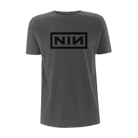 Nine Inch Nails - Classic Black Logo Grey Shirt