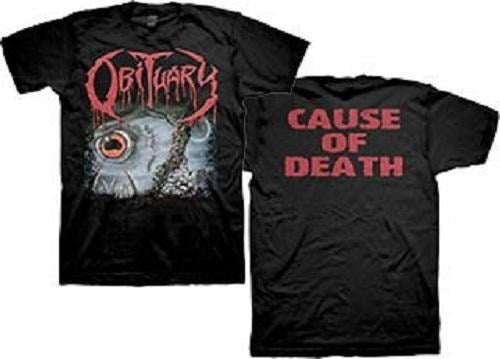 Obituary - Cause Of Death Black Shirt