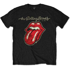 Rolling Stones - Plastered Tongue Black Shirt