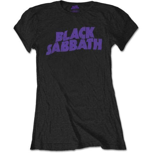 Black Sabbath - Logo Womens Black Shirt