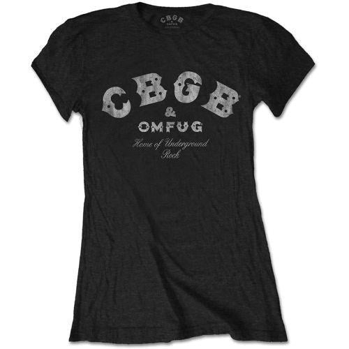 CBGB - Classic Logo Womens Black Shirt