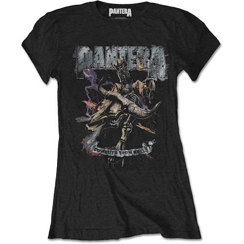Pantera - Vintage Rider CFH Womens Black Shirt