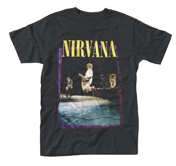 Nirvana - Reading Stage Jump Black Shirt