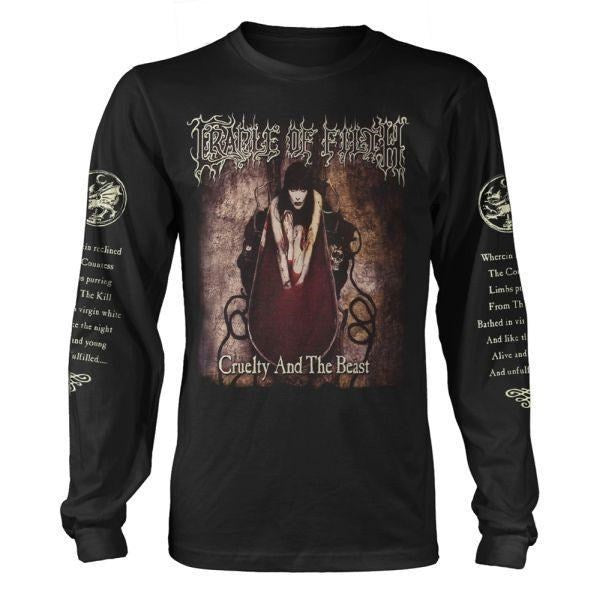 Cradle Of Filth - Cruelty And The Beast Long Sleeve Black Shirt