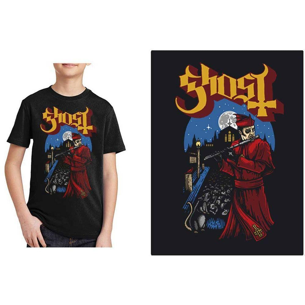 Ghost - Pied Piper Toddler and Youth Black Shirt
