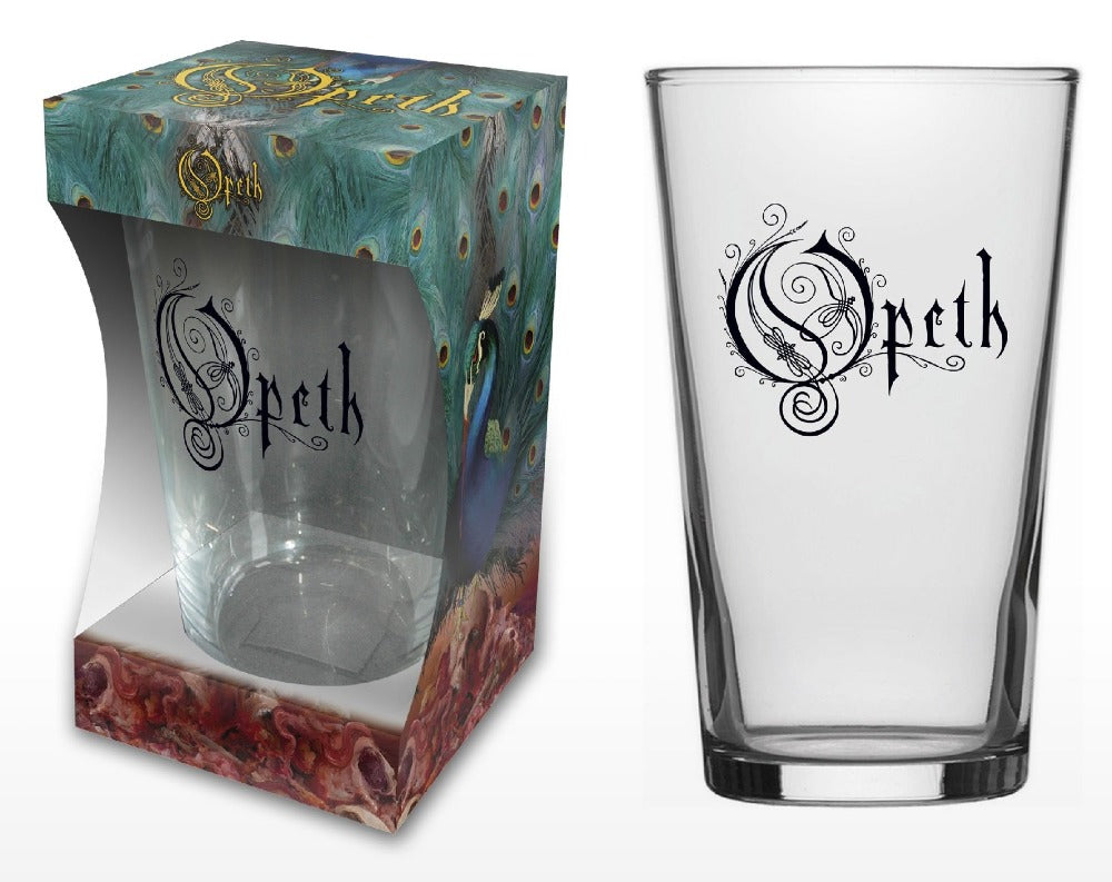 Opeth - Beer Glass - Pint - Logo