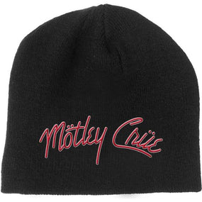 Motley Crue - Knit Beanie - Embroidered - Girls Girls Girls Logo