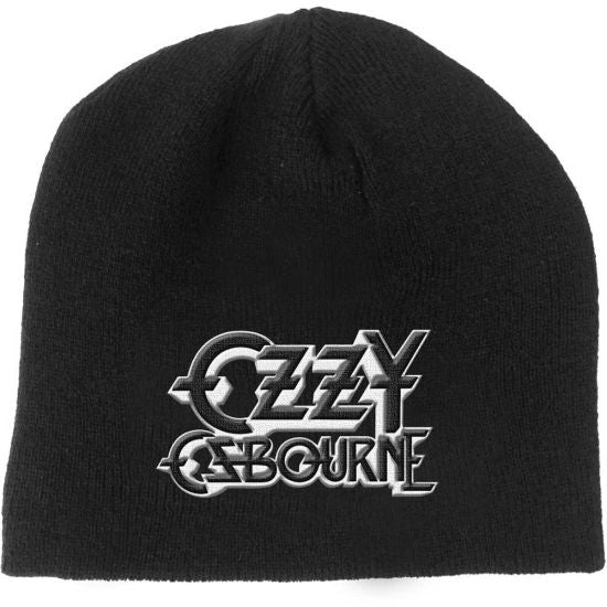 Osbourne, Ozzy - Knit Beanie - Embroidered - Black Logo