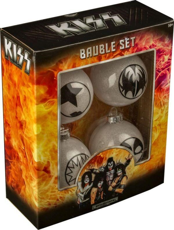 Kiss - Christmas Baubles (Set Of 4)