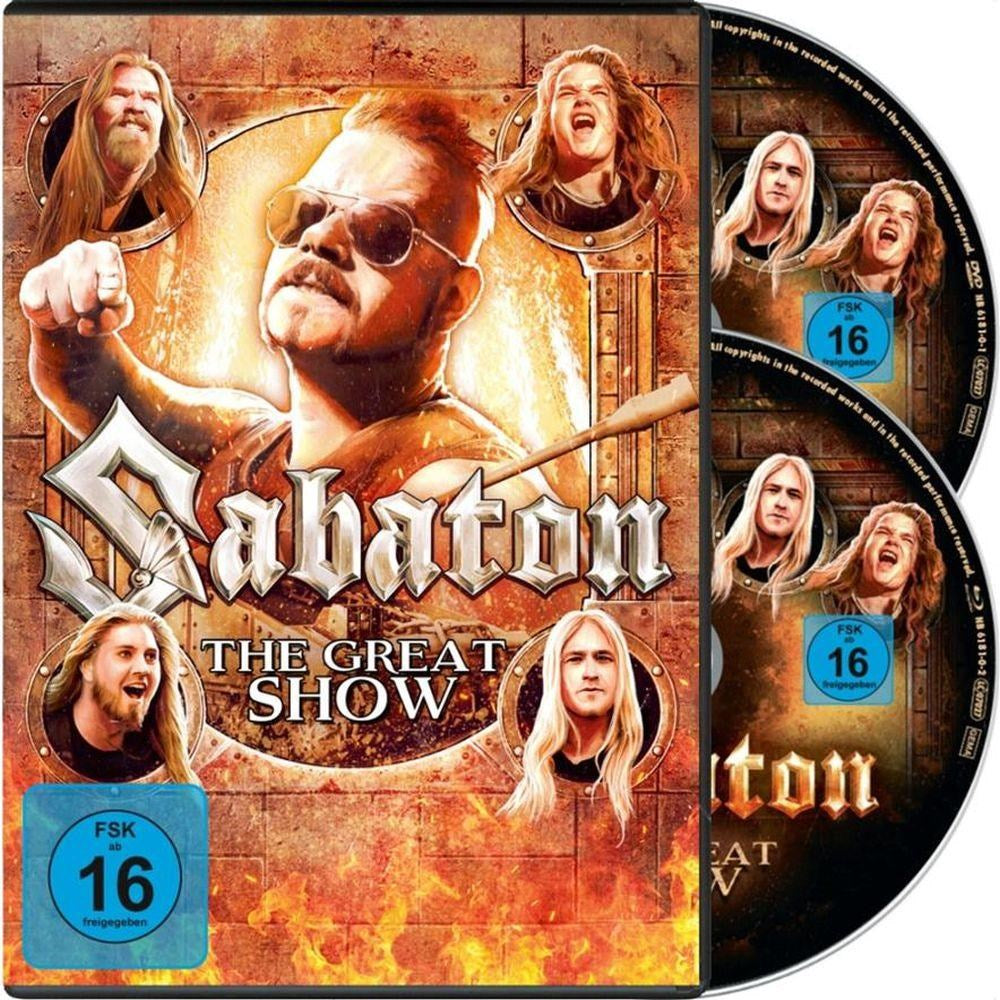 Sabaton - Great Show, The (DVD/Blu-Ray) (R0/RA/B/C) - DVD - Music