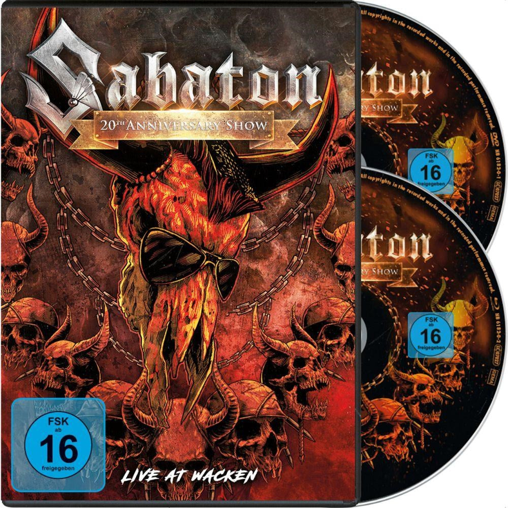 Sabaton - 20th Anniversary Show: Live At Wacken (DVD/Blu-Ray) (R0/RA/B/C) - DVD - Music