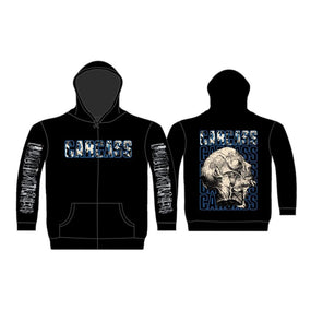 Carcass - Zip Black Hoodie (Necro Head) - 100% Official Merchandise