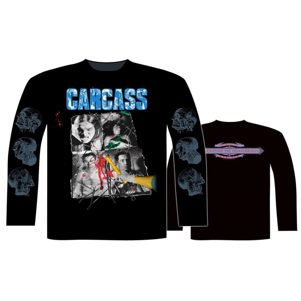 Carcass - Necroticism Black Long Sleeve Shirt