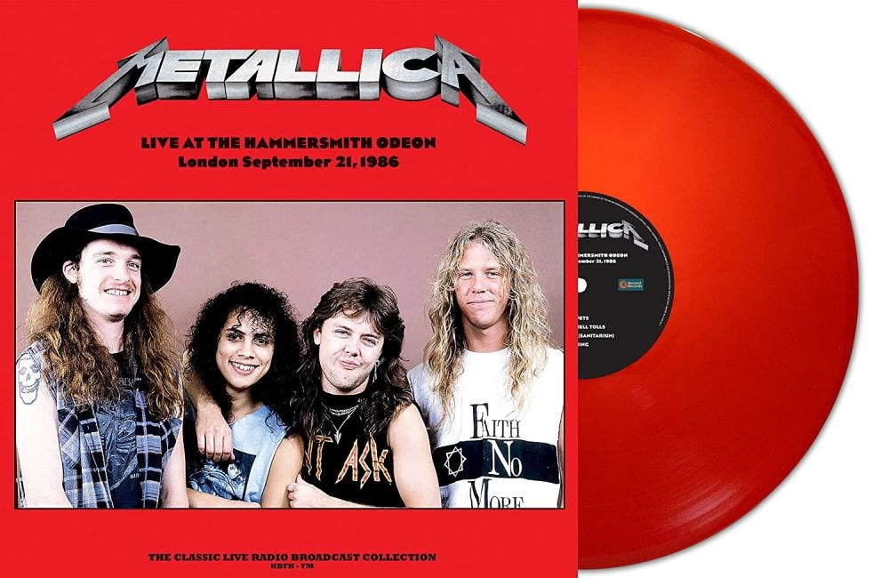 Metallica - Live At The Hammersmith Odeon - London September 21, 1986 - KBFH-FM Radio Broadcast (180g Red vinyl) - Vinyl - New