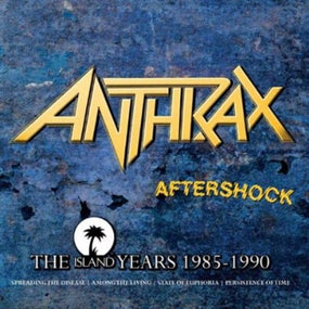 Anthrax - Aftershock - The Island Years 1985-1990 (Spreading The Disease/Among The Living/State Of Euphoria/Persistence Of Time + bonus tracks) (4CD) - CD - New