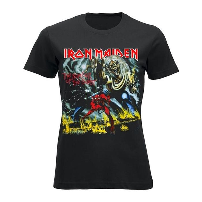 Iron Maiden - Number Of The Beast Womens Black Shirt