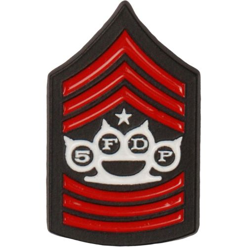 Five Finger Death Punch - Enamel Pin Badge - Army Stripes And Logo