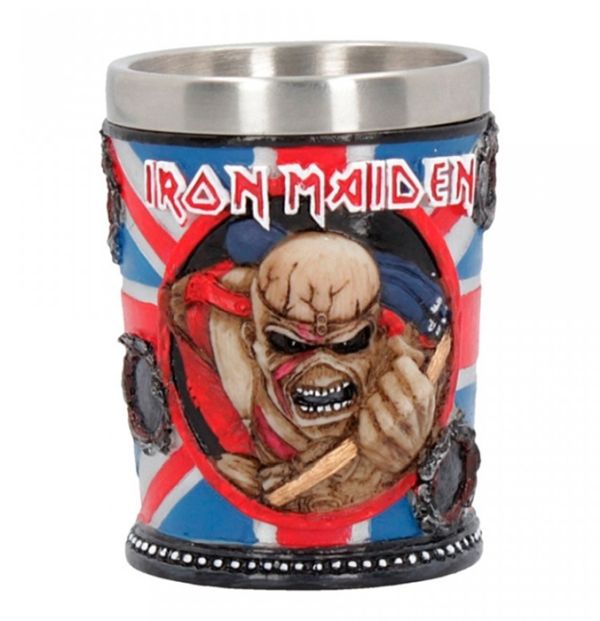 Iron Maiden - Shot Glass (Trooper - high quality resin cast w. removable stainless steel insert)