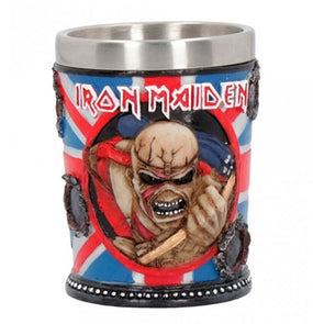 Iron Maiden - Shot Glass (Trooper - high quality resin cast w. removable stainless steel insert)