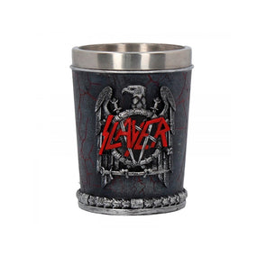 Slayer - Shot Glass (Eagle Logo - high quality resin cast w. removable stainless steel insert)