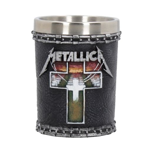 Metallica - Shot Glass (Master Of Puppets - high quality resin cast w. removable stainless steel insert)