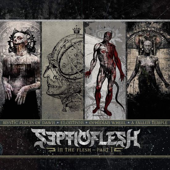Septic Flesh - In The Flesh - Part I (Mystic Places Of Dawn/Esoptron/Ophidian Wheel/A Fallen Temple) (4CD) - CD - New