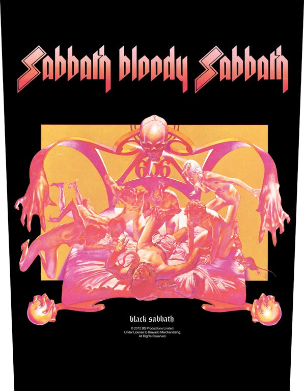 Black Sabbath - Sabbath Bloody Sabbath - Sew-On Back Patch (295mm x 265mm x 355mm)