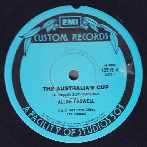 Caswell, Alan - Australias Cup 7 Inch Custom Label - Vinyl - New
