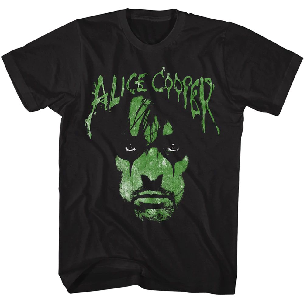 Cooper, Alice - Alien Face Black Shirt